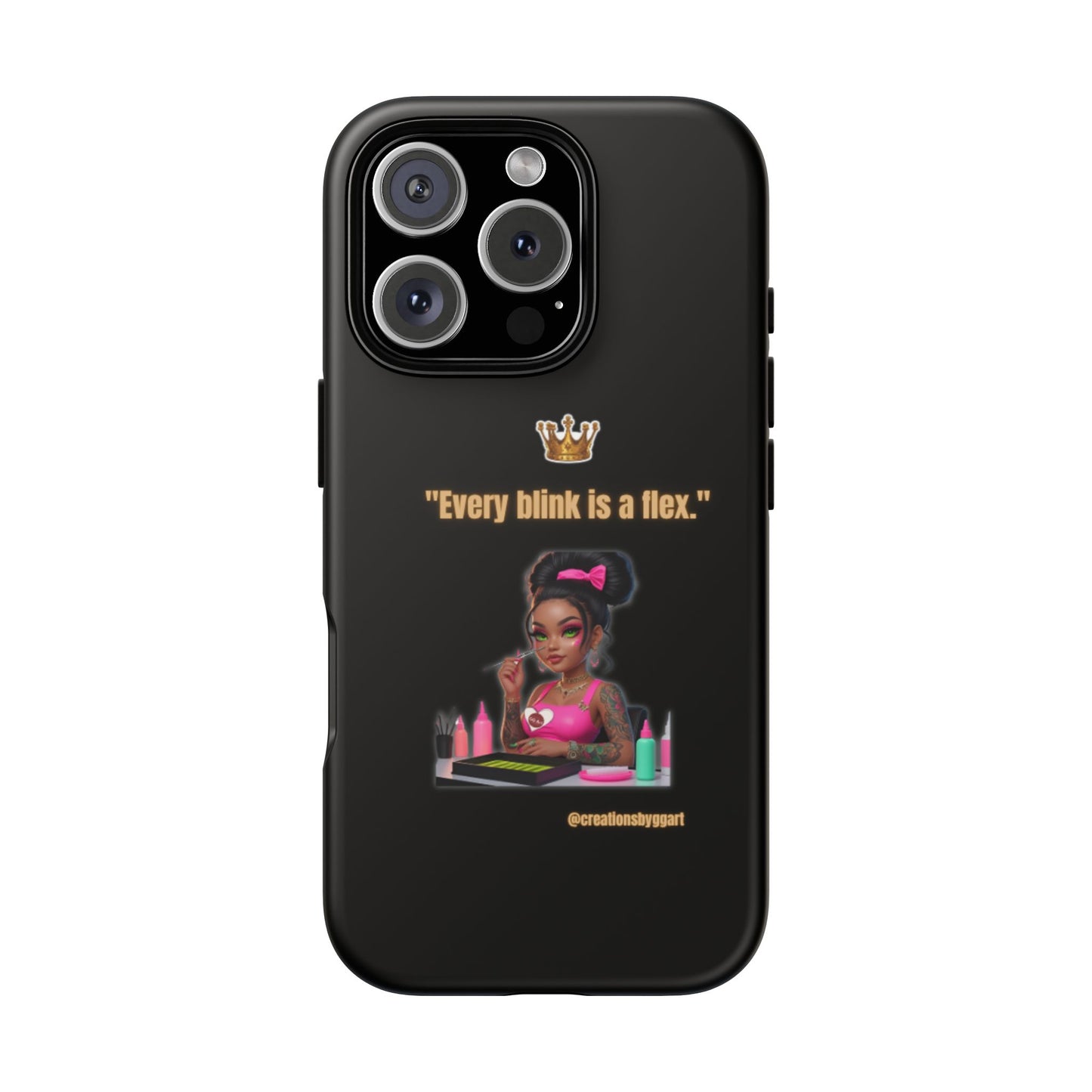 Fierce & Fabulous Phone Case, Inspirational Phone Cover, Makeup Lover Gift, Women Empowerment Accessory, Everyday Style