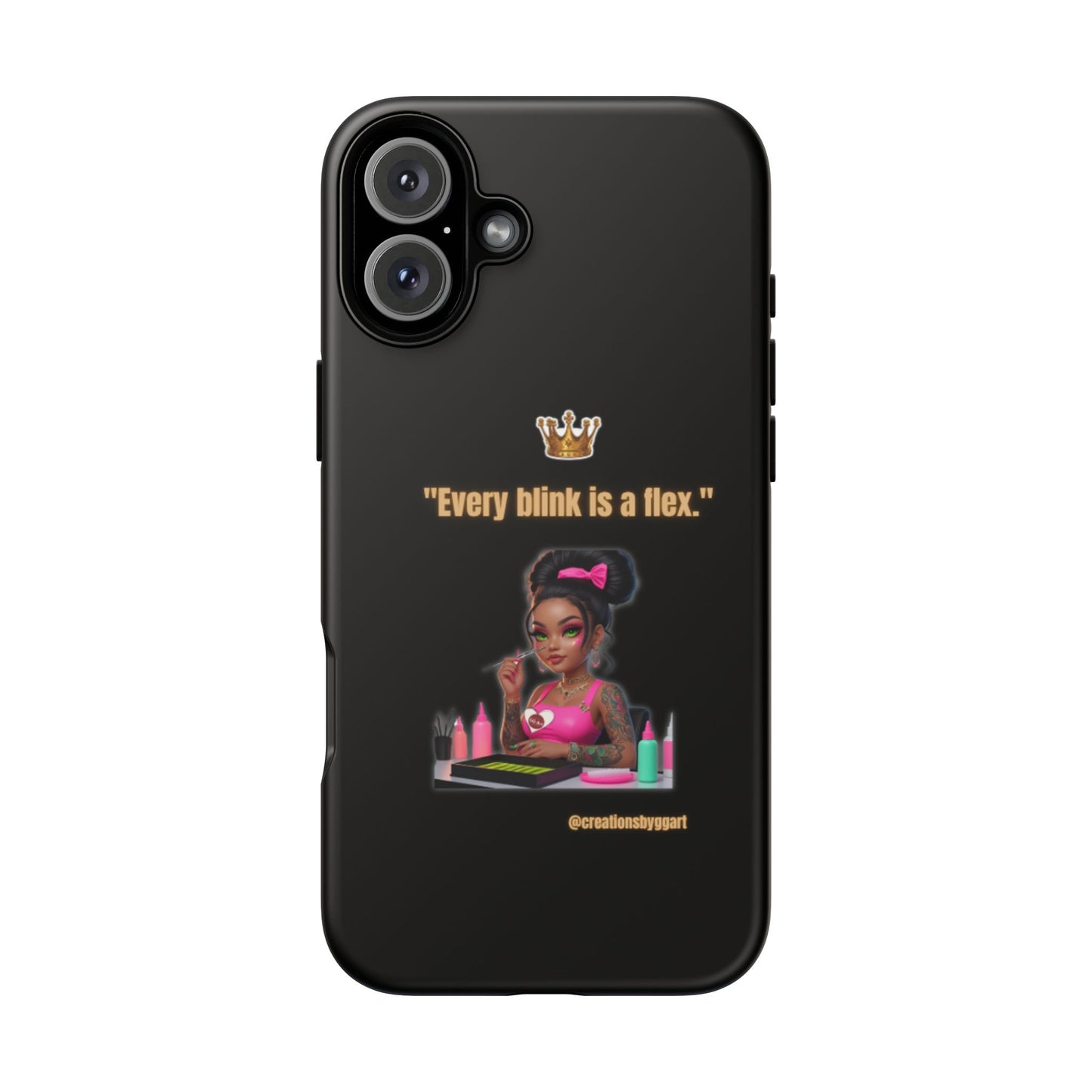Fierce & Fabulous Phone Case, Inspirational Phone Cover, Makeup Lover Gift, Women Empowerment Accessory, Everyday Style
