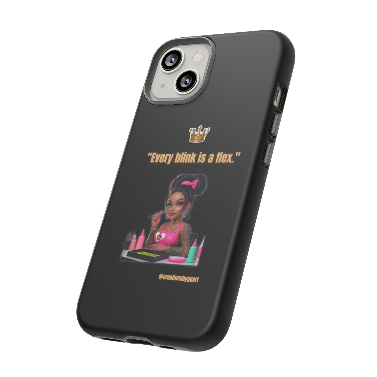 Fierce & Fabulous Phone Case, Inspirational Phone Cover, Makeup Lover Gift, Women Empowerment Accessory, Everyday Style