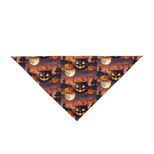 Halloween Pet Bandana, Spooky Dog Accessory, Fall Pet Costume, Halloween Dog Wear, Pet Gift for Halloween, Cat Bandana