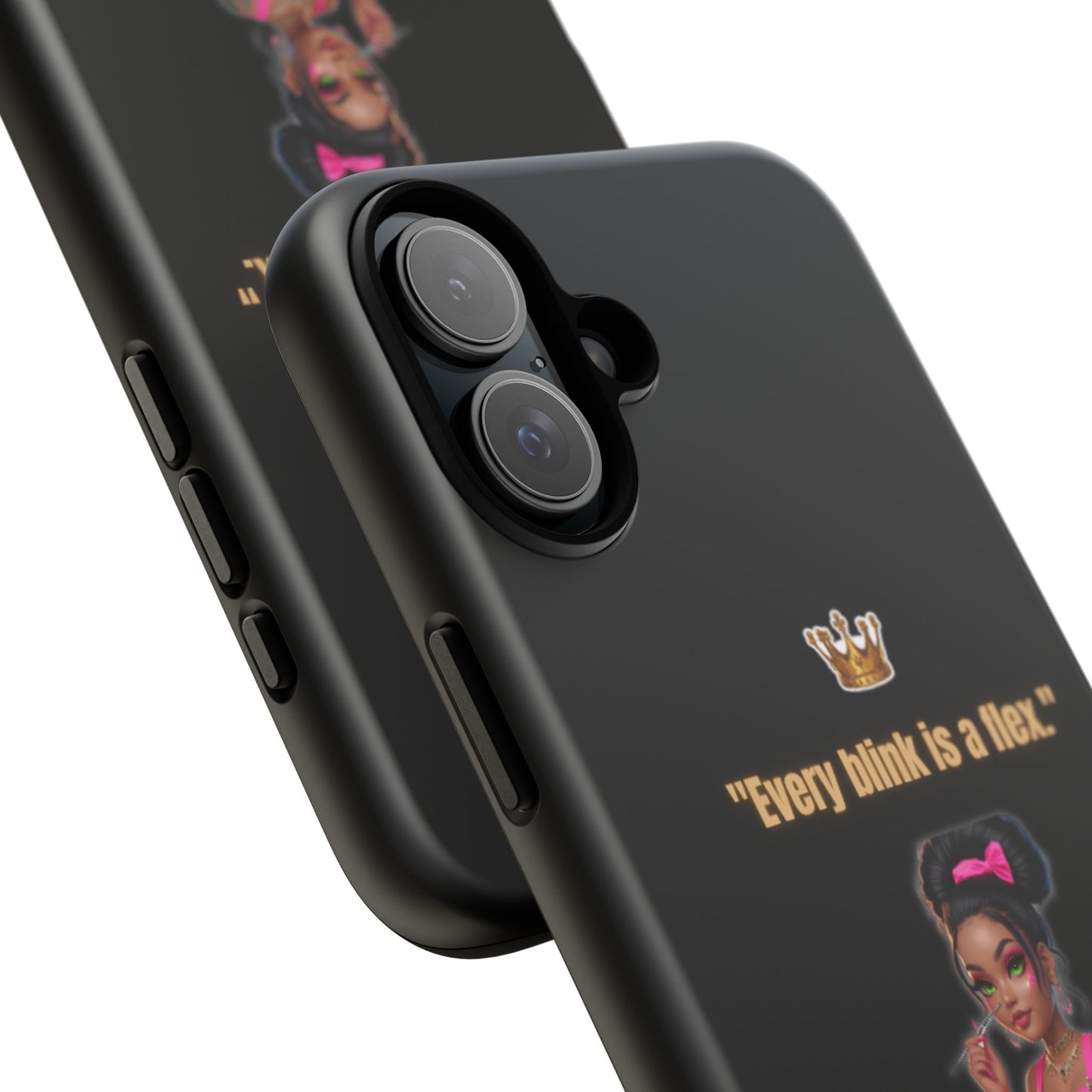 Fierce & Fabulous Phone Case, Inspirational Phone Cover, Makeup Lover Gift, Women Empowerment Accessory, Everyday Style