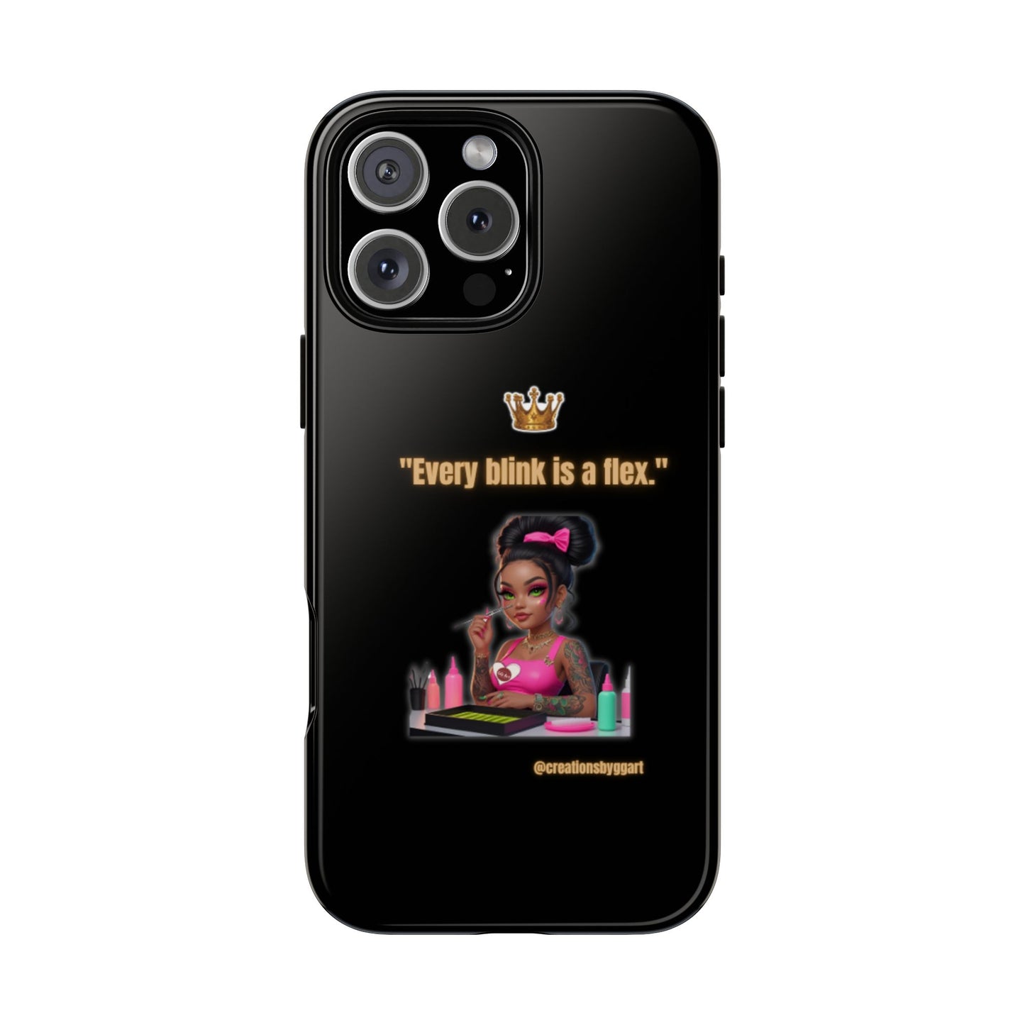 Fierce & Fabulous Phone Case, Inspirational Phone Cover, Makeup Lover Gift, Women Empowerment Accessory, Everyday Style