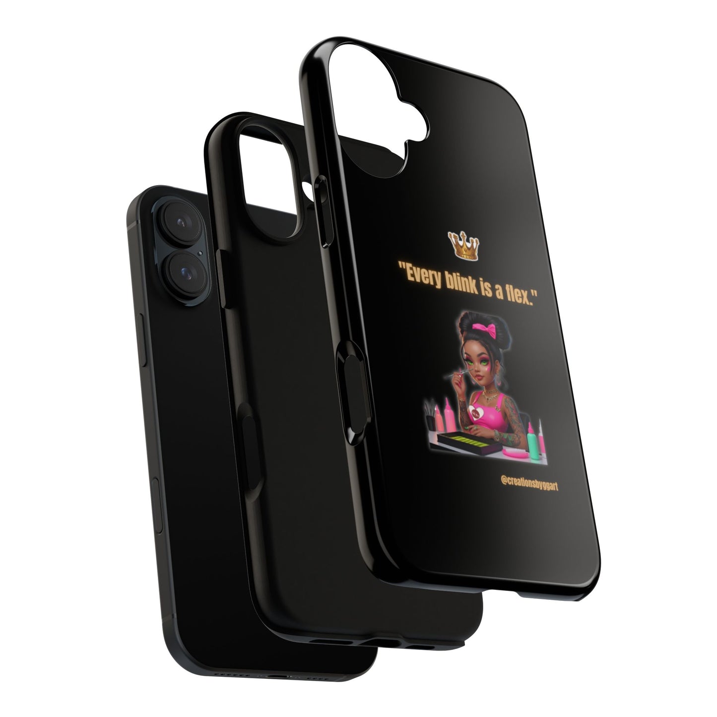 Fierce & Fabulous Phone Case, Inspirational Phone Cover, Makeup Lover Gift, Women Empowerment Accessory, Everyday Style