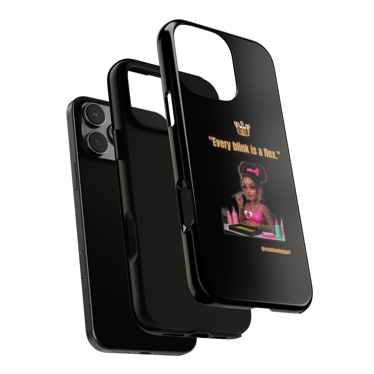 Fierce & Fabulous Phone Case, Inspirational Phone Cover, Makeup Lover Gift, Women Empowerment Accessory, Everyday Style