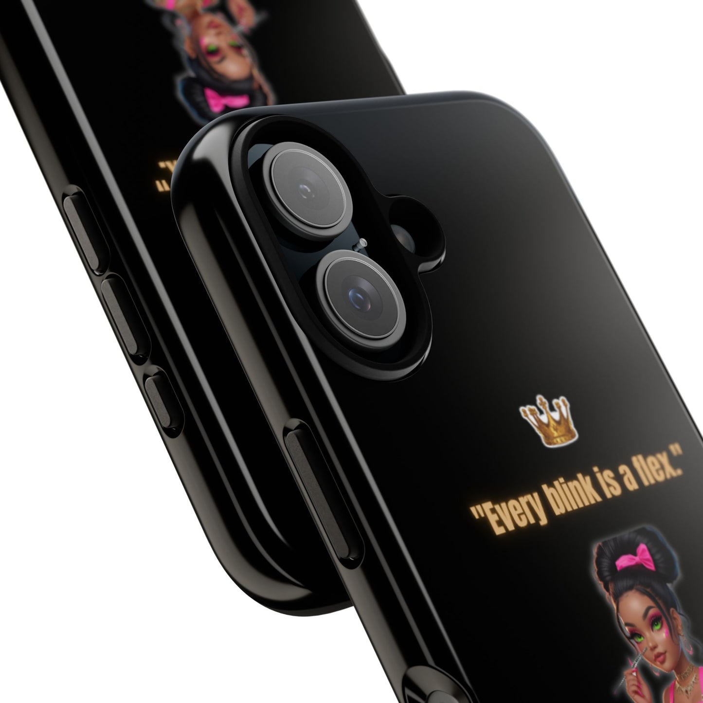 Fierce & Fabulous Phone Case, Inspirational Phone Cover, Makeup Lover Gift, Women Empowerment Accessory, Everyday Style