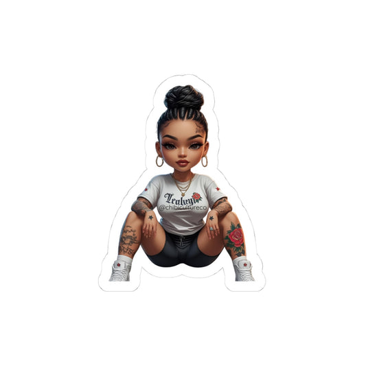 Not Everyone Deserves the Healed Version of Me | Chibi Vinyl Kiss-Cut Sticker