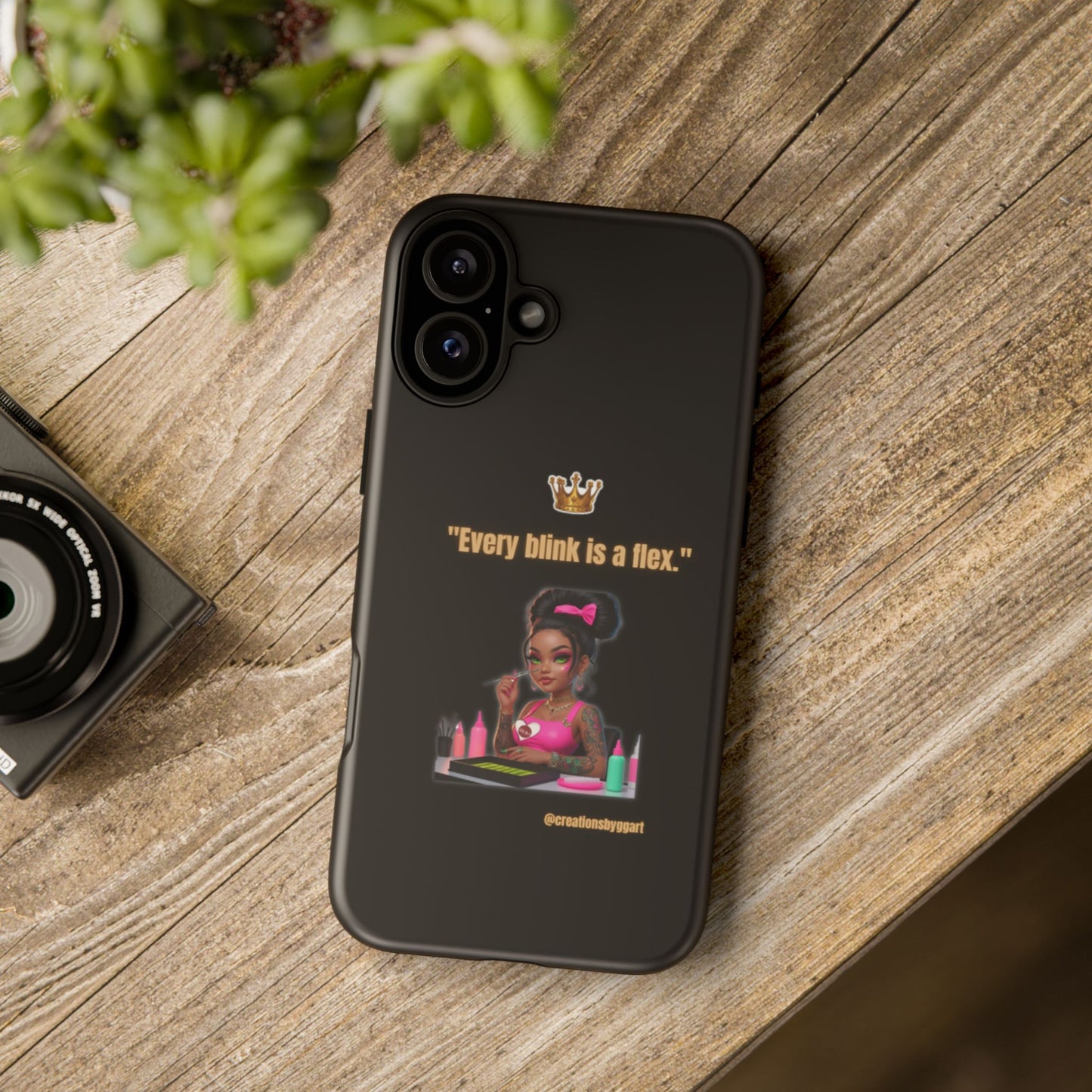 Fierce & Fabulous Phone Case, Inspirational Phone Cover, Makeup Lover Gift, Women Empowerment Accessory, Everyday Style