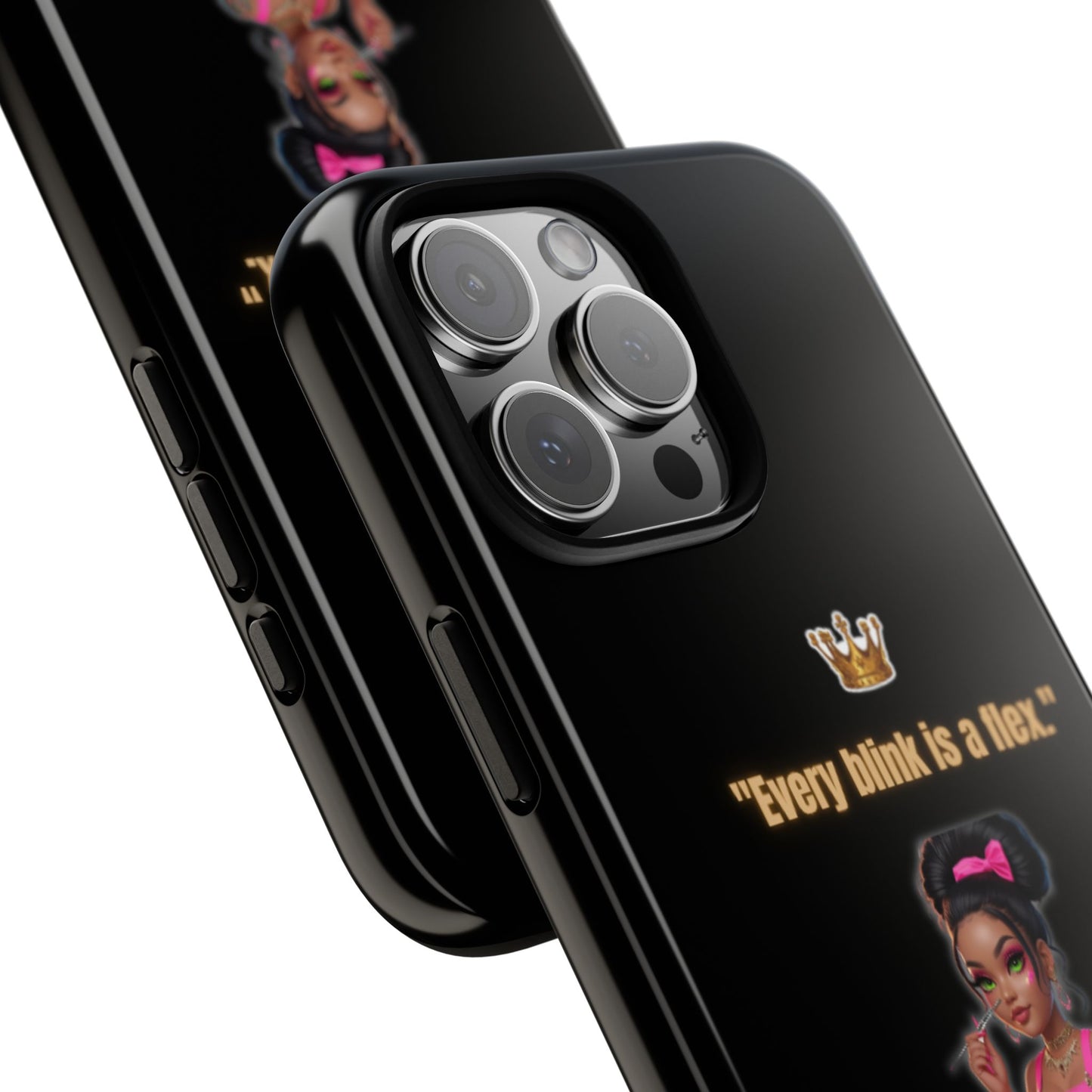 Fierce & Fabulous Phone Case, Inspirational Phone Cover, Makeup Lover Gift, Women Empowerment Accessory, Everyday Style