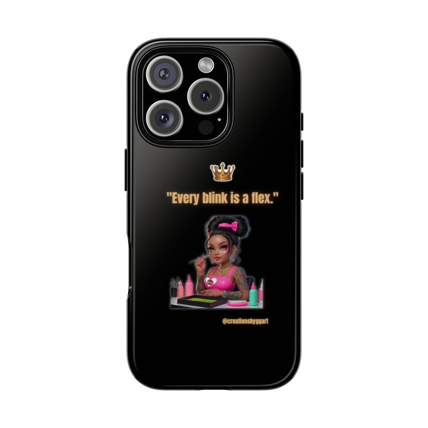 Fierce & Fabulous Phone Case, Inspirational Phone Cover, Makeup Lover Gift, Women Empowerment Accessory, Everyday Style