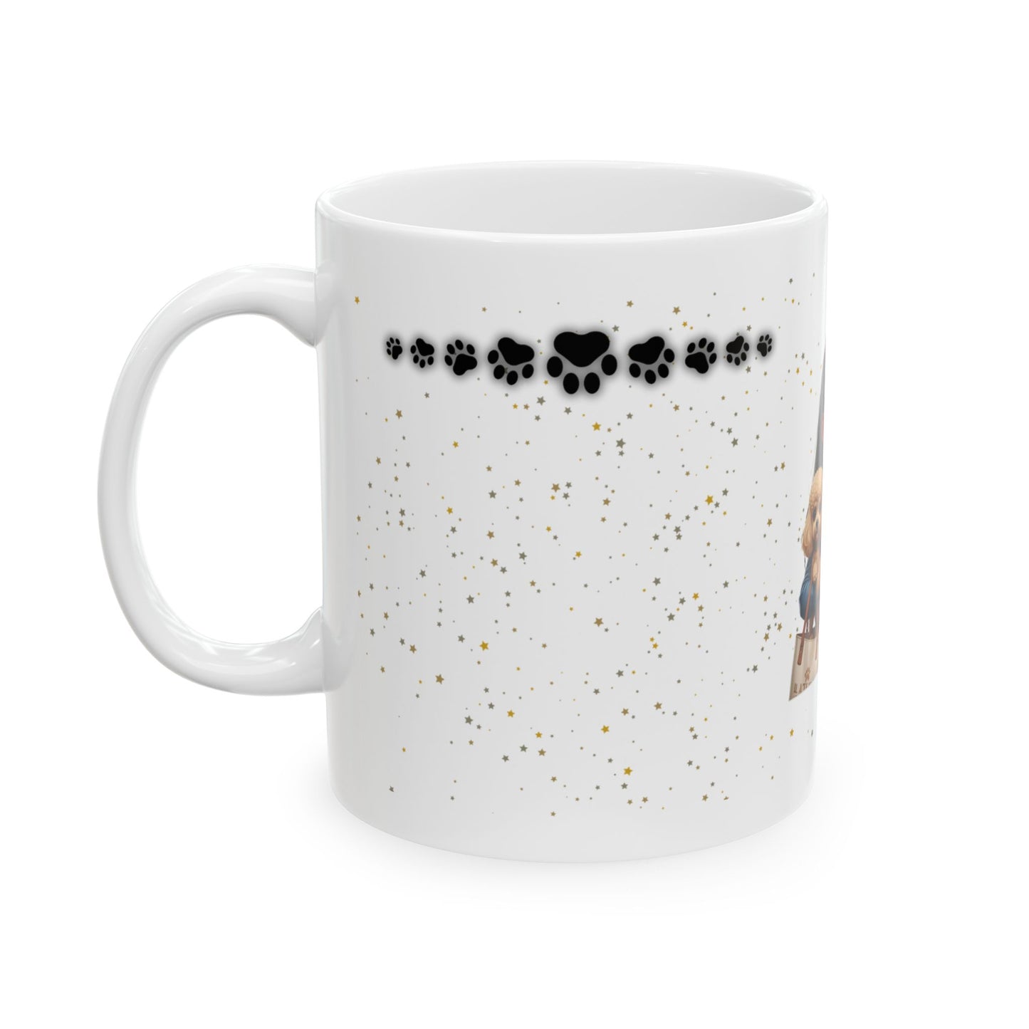I Bark at Vibes – Funny Dog Lover Mug | Sassy Chibi Art Coffee Cup for Dog Moms & Pet Owners