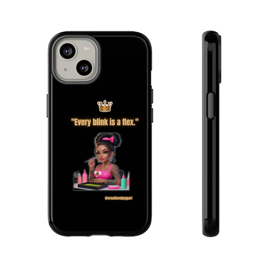 Fierce & Fabulous Phone Case, Inspirational Phone Cover, Makeup Lover Gift, Women Empowerment Accessory, Everyday Style
