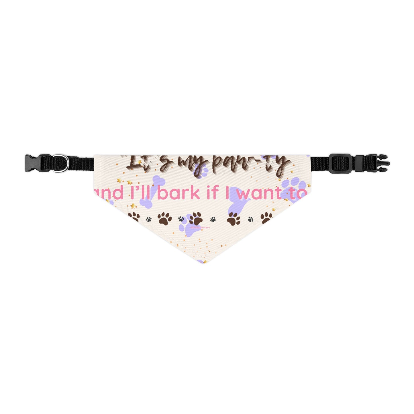 It’s My Paw-ty and I’ll Bark If I Want To – Pet Bandana