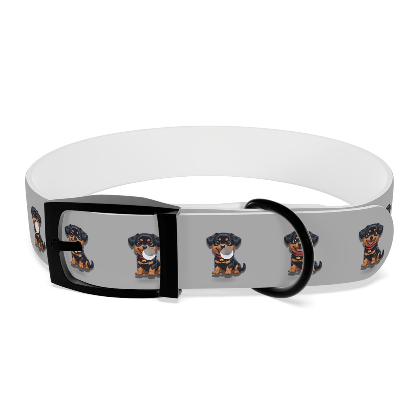 Rottweiler Pattern Dog Collar, Cute Pet Accessory, Dog Lover's Gift, Halloween Pet Costume, Stylish Dog Gear