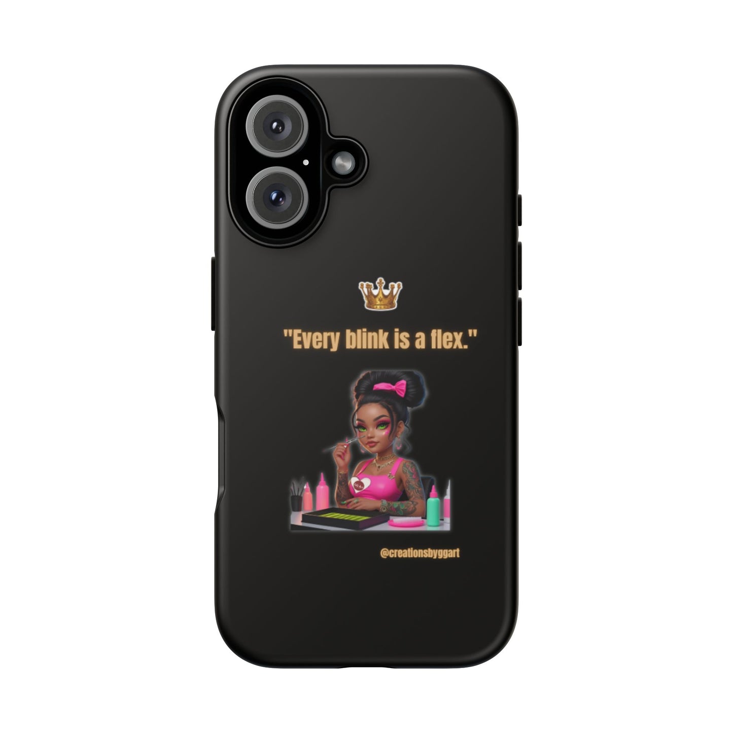 Fierce & Fabulous Phone Case, Inspirational Phone Cover, Makeup Lover Gift, Women Empowerment Accessory, Everyday Style