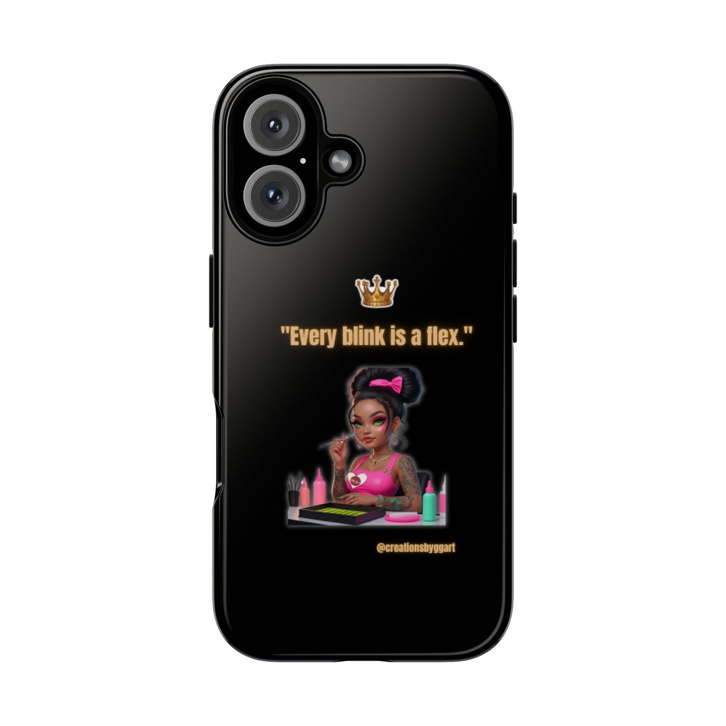 Fierce & Fabulous Phone Case, Inspirational Phone Cover, Makeup Lover Gift, Women Empowerment Accessory, Everyday Style