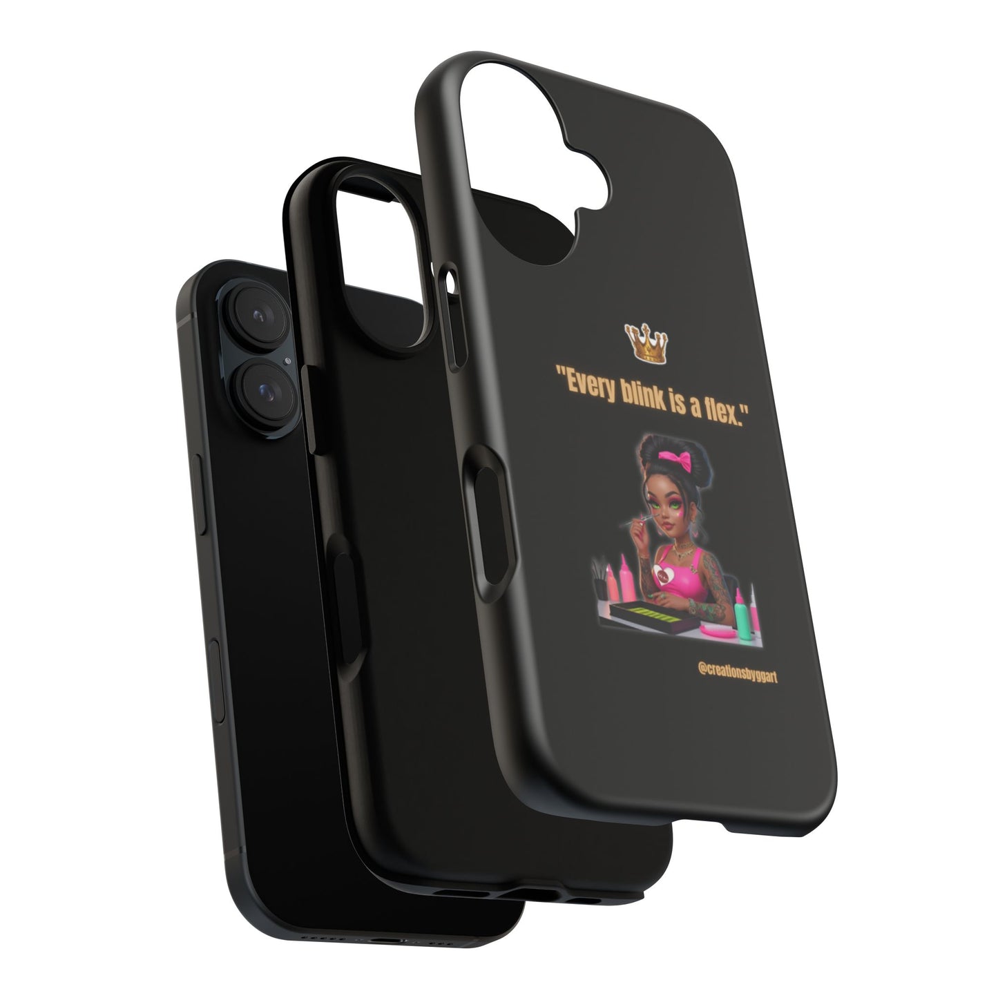 Fierce & Fabulous Phone Case, Inspirational Phone Cover, Makeup Lover Gift, Women Empowerment Accessory, Everyday Style