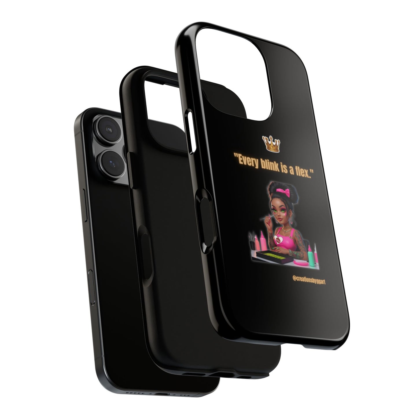 Fierce & Fabulous Phone Case, Inspirational Phone Cover, Makeup Lover Gift, Women Empowerment Accessory, Everyday Style