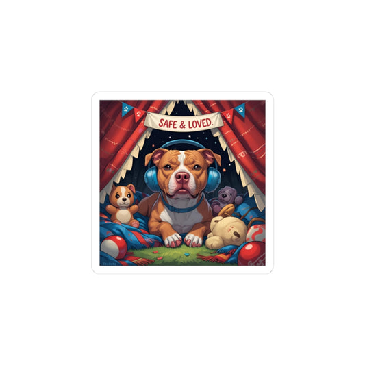 Chibi Dog Kiss-Cut Stickers – Heartwarming Pet Art, Laptop Decor, Journal Stickers for Dog Moms