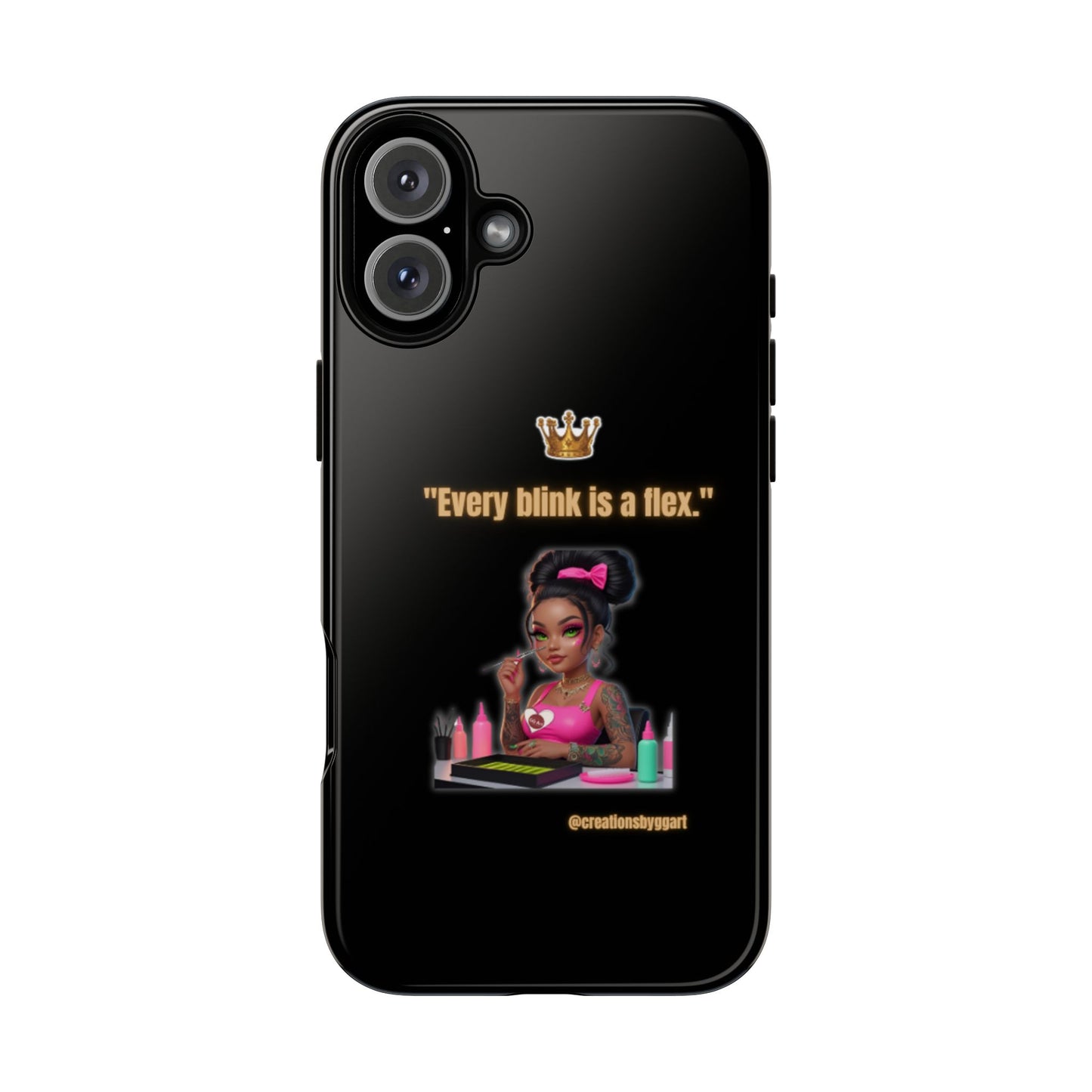 Fierce & Fabulous Phone Case, Inspirational Phone Cover, Makeup Lover Gift, Women Empowerment Accessory, Everyday Style